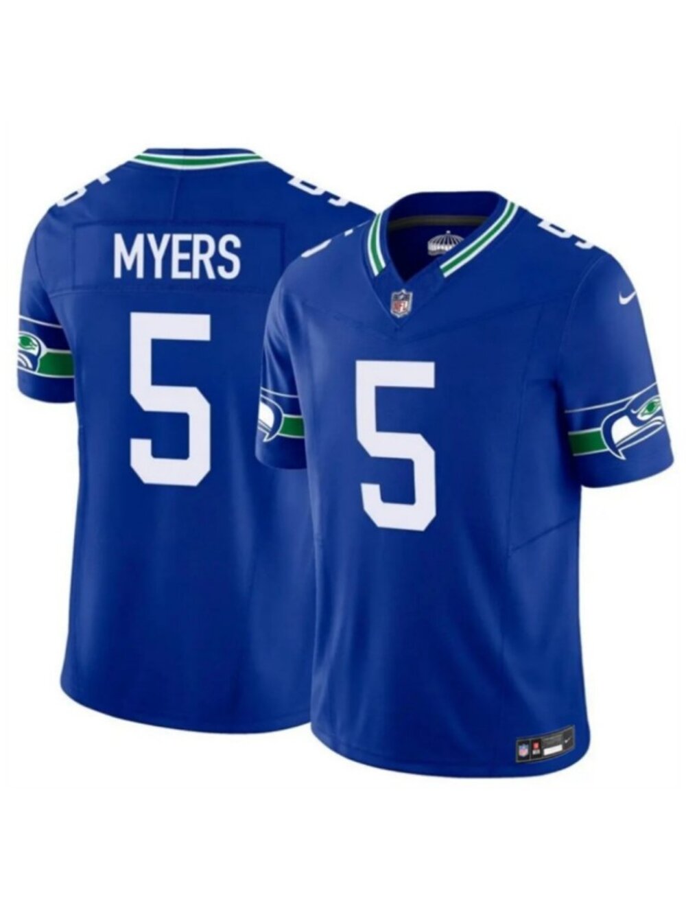 Adult Mens Jason Myers Royal Vapor Stitched Jersey